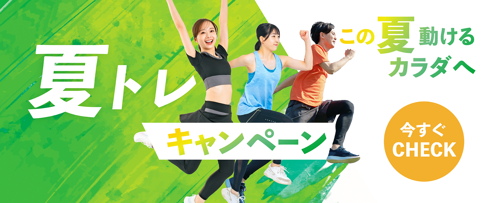 【成人】夏トレキャンペーン実施中